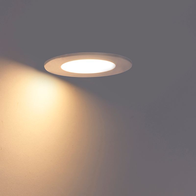 Set van 6 inbouwspots wit incl. LED 3-staps dimbaar IP65 - Blanca
