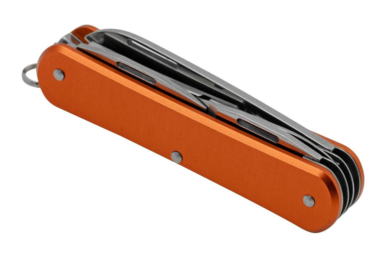 FOX Vulpis 4-Tools FX-VP130-F4OR, N690Co, Aluminium Orange, Zwitsers zakmes