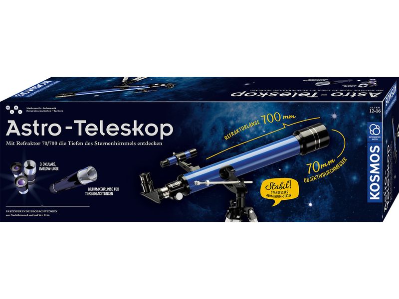 Kosmos Astro-Teleskop Refraktor-Teleskop für langfristige und intensive Beobachtungen von Natur und Sternenhimmel