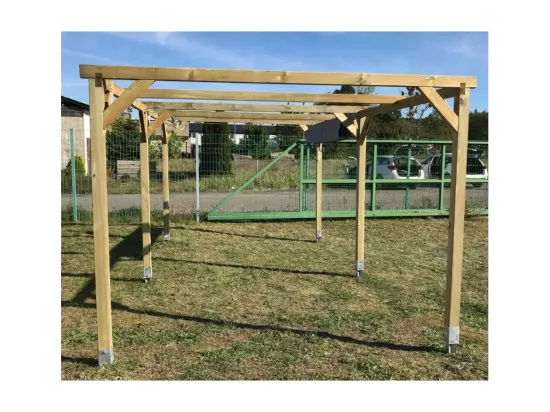 Carport, abri de voiture 3x5,10 m - 15,30 m2 - CAR1 - ALTANKA