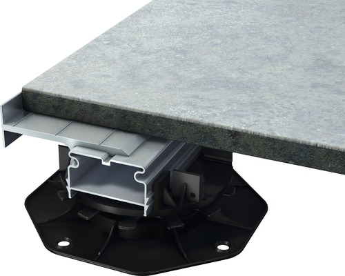 Terrassteun montagebevestiging S-Fix-H set = 50 stuks incl. zelfborende schroeven voor UK Isostep-H