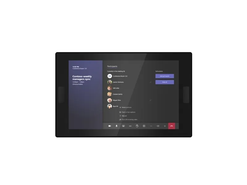 Lenovo ThinkSmart Core - Controller Kit - videokonferencepakke (berøringsskærmkonsol, beregningssystem) - med 3 års Lenovo Premier Support   First Year Maintenance - Certified for Microsoft Teams Rooms - sort