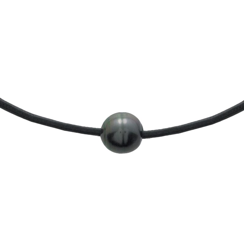Collier Femme - Perle de tahiti - Or 18 Carats - Longueur : 42 cm