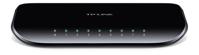 TP-LINK, netværksswitch, 8-ports 10/100/1000Mbps, RJ45