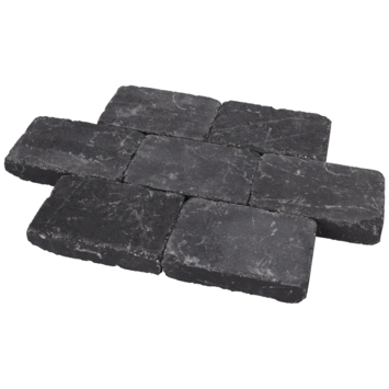 Stonewish Avenue klinker getrommeld Night 20 x 30 x 6 cm beton antraciet