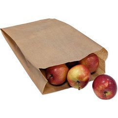 Sachet papier à soufflet