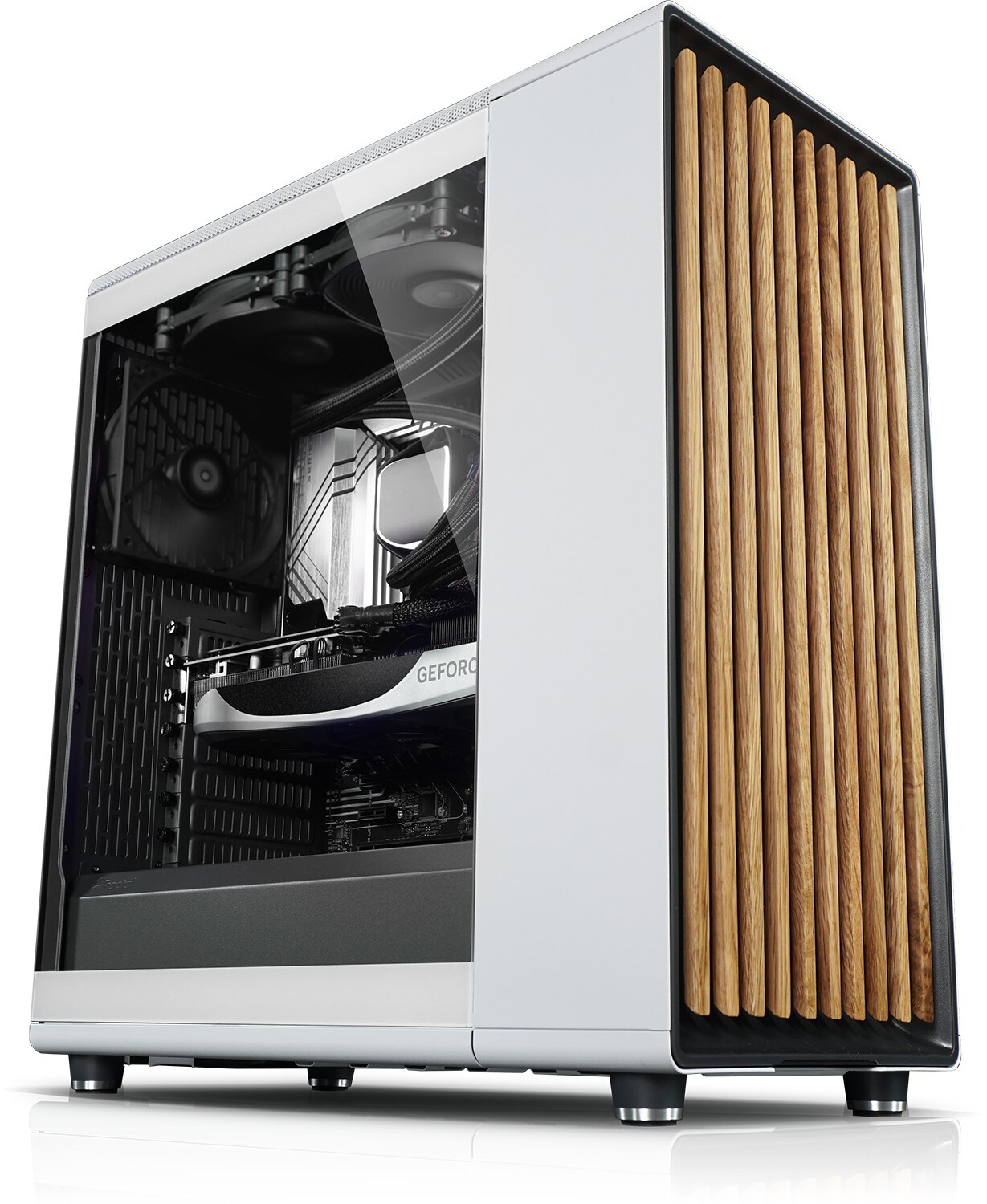 Gaming PC White Forest V AMD Ryzen 7 5700X, 16GB DDR4, NVIDIA RTX 4060 8 GB, 1TB SSD, Windows 11
