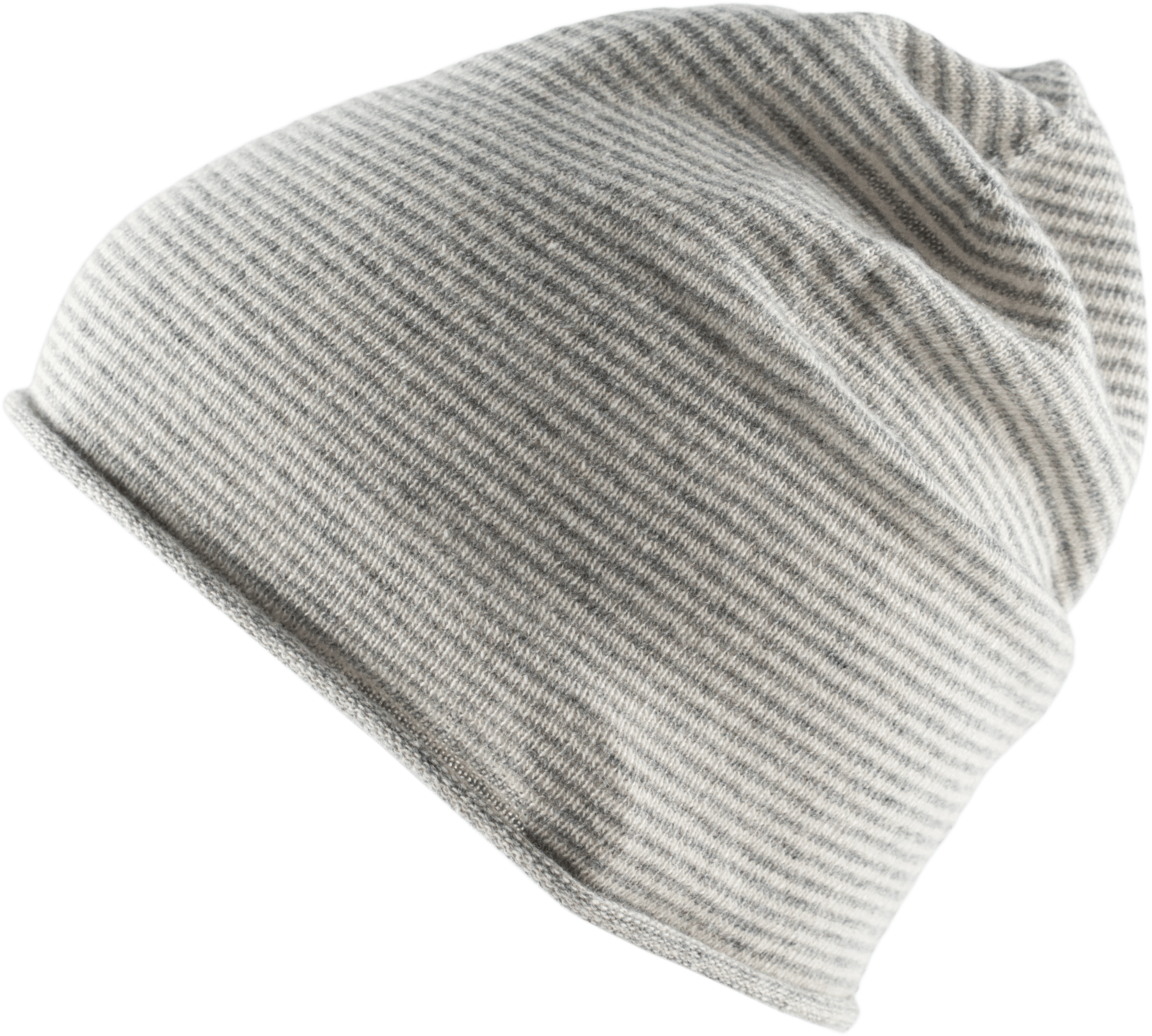GOLDEN GOAT Barrow Strickmütze Beanie Unisex 100 % Kaschmir Mütze Farbe: Birch/Dove Grey
