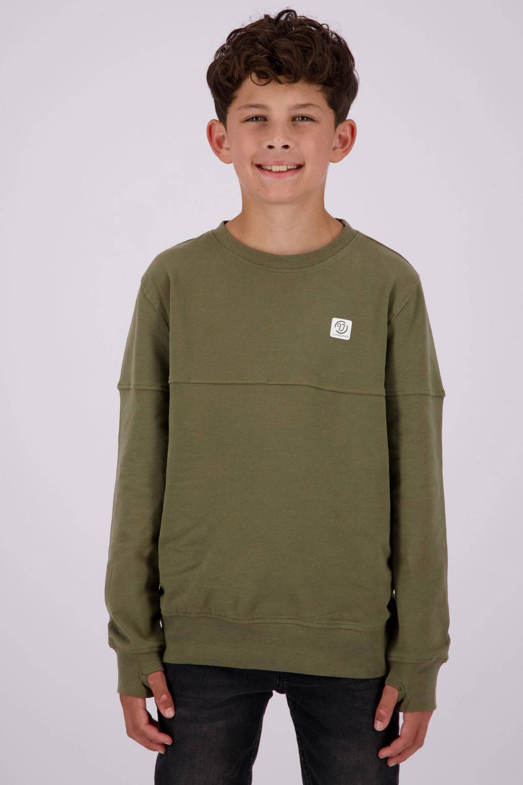 Vingino sweater army groen
