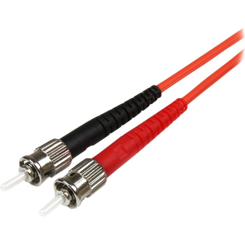 StarTech.com Câble Réseau - Jarretière Fibre Optique Duplex Multimode 50/125 OM2 LC - ST - LSZH - 1 m