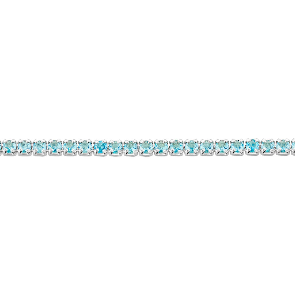 Bracelet Lou-anne Argent Blanc Oxyde De Zirconium