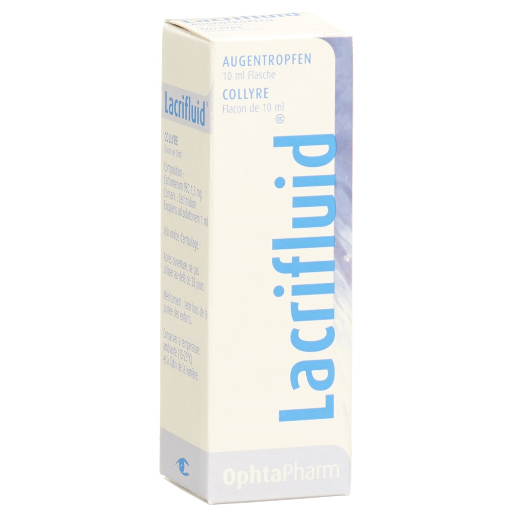 LACRIFLUID Gtt Opht Fl 10 ml