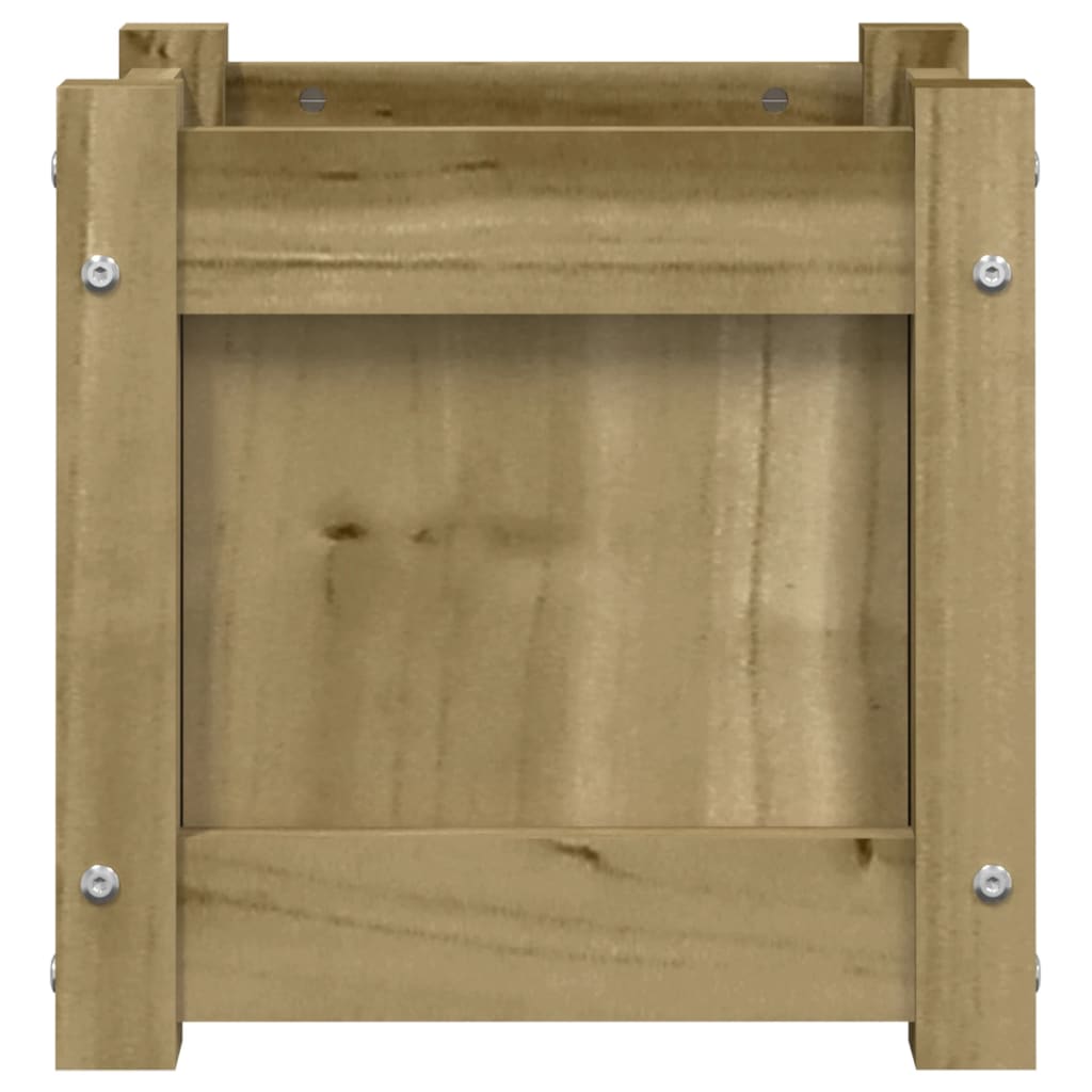 Jardinière 31x31x31 cm bois de pin imprégné