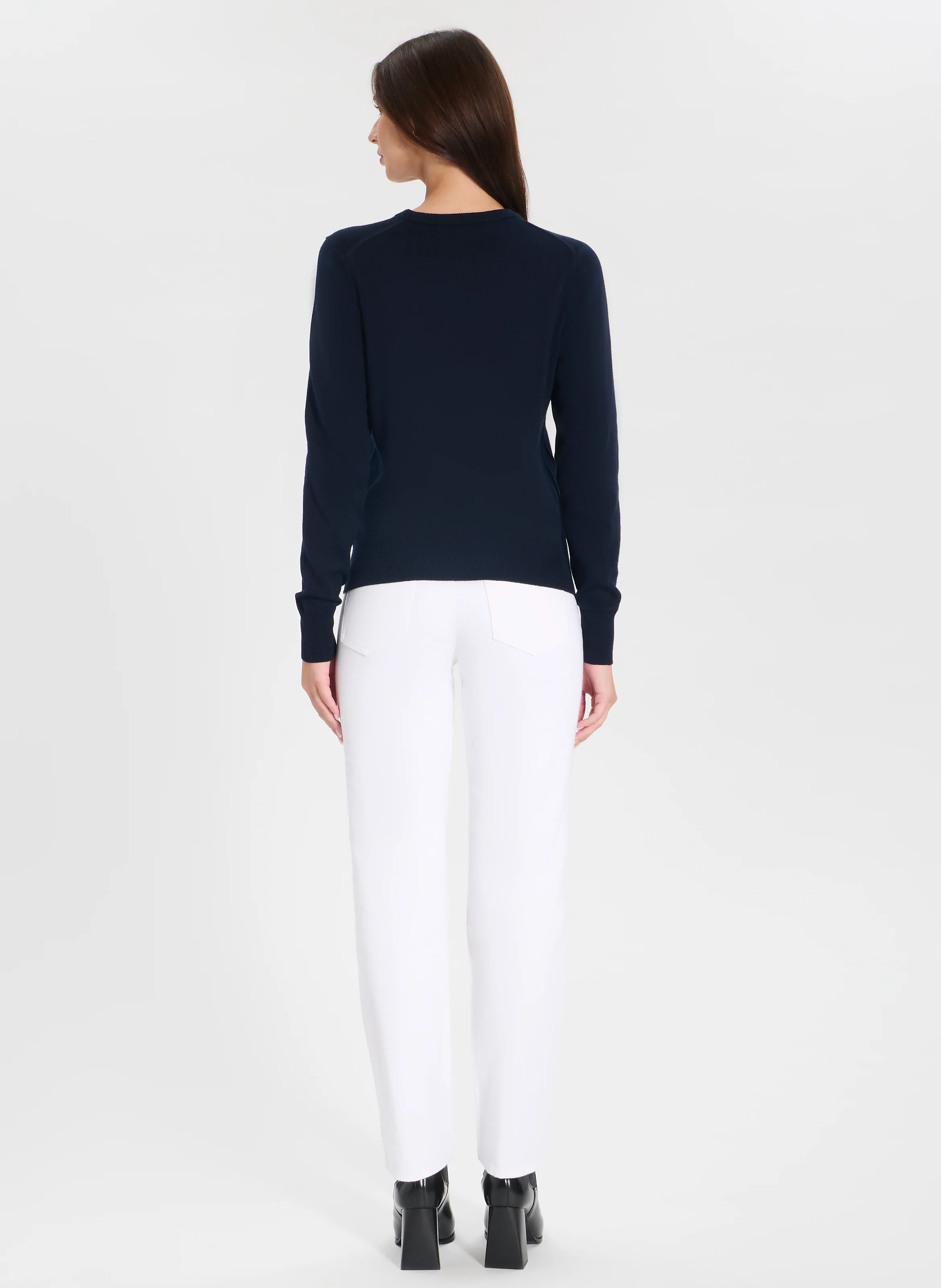 PUCCINO - Pull droit en maille | Bleu