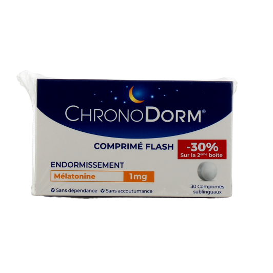 ChronoDorm Mélatonine en comprimés 1 mg