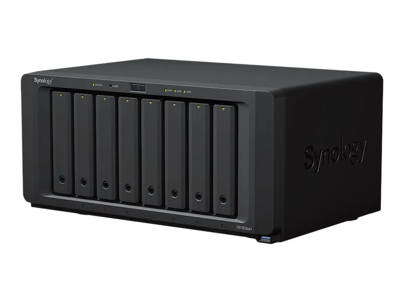 Synology Disk Station DS1823XS  - NAS-server - 8 bays - SATA 6Gb/s - RAID RAID F1, JBOD, 0, 1, 5, 6, 10 - RAM 8 GB - Gigabit Ethernet / 10 Gigabit Ethernet - iSCSI support