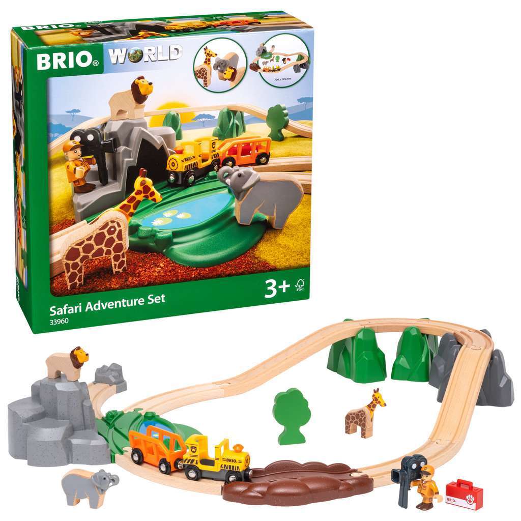 BRIO Spiel Gr. Bahn Safari Set