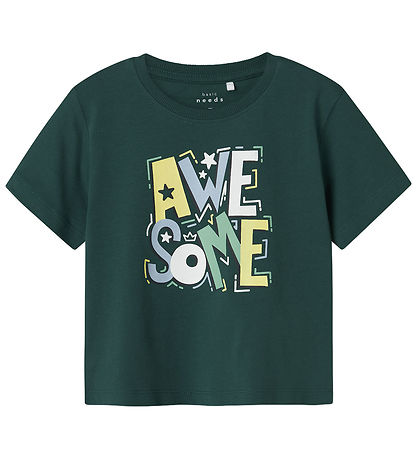 Name It T-Shirt - 2er-Pack - NmmVictor - Chardonnay/Forest Blüte