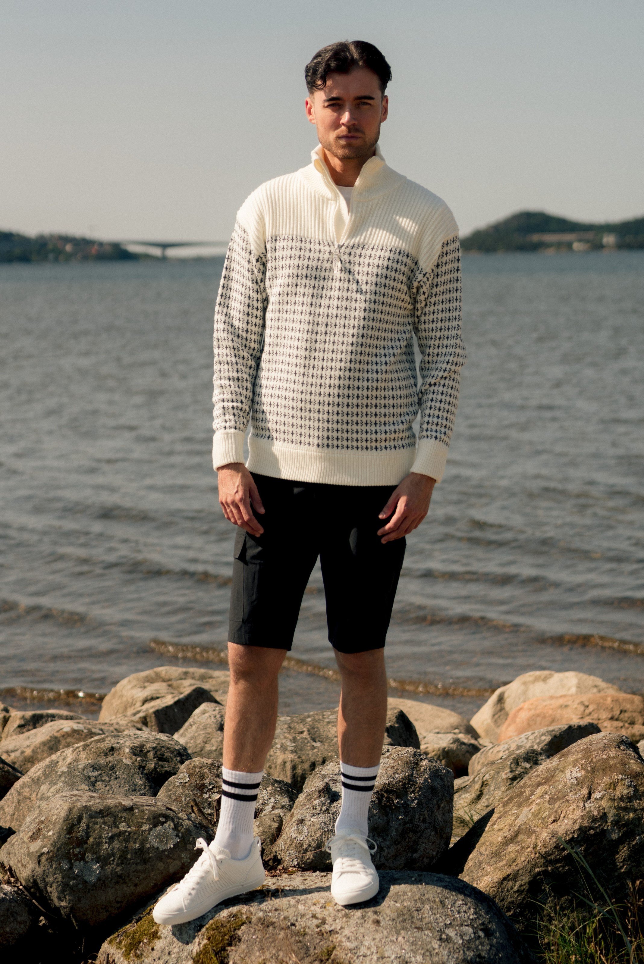 Stormberg Tøttadalen Islender Half Zip strikkegenser