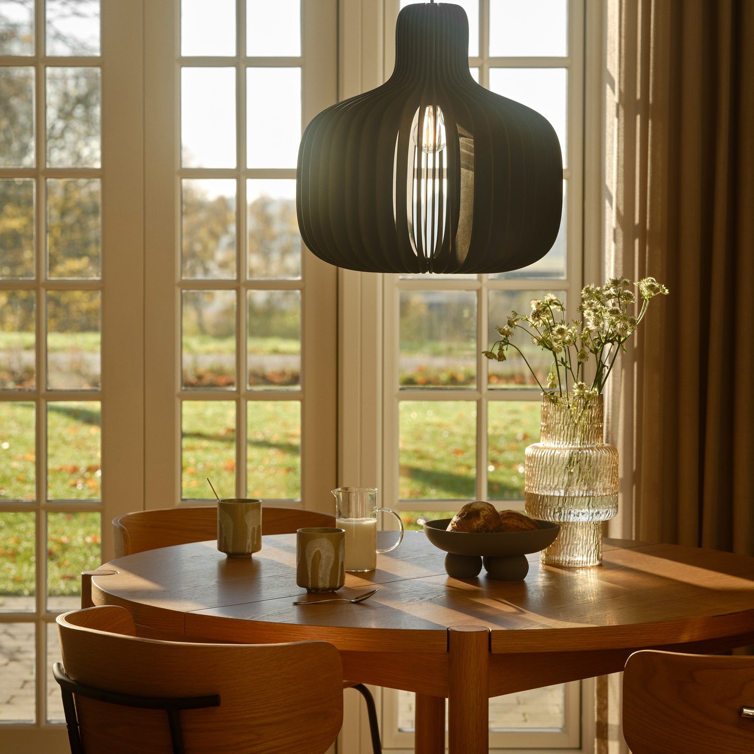 Nordlux Hazo Hanglamp Ã 43 cm - Zwart