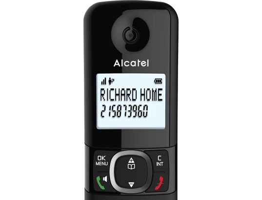 ALCATEL - Téléphone sans fil F860 Duo Noir