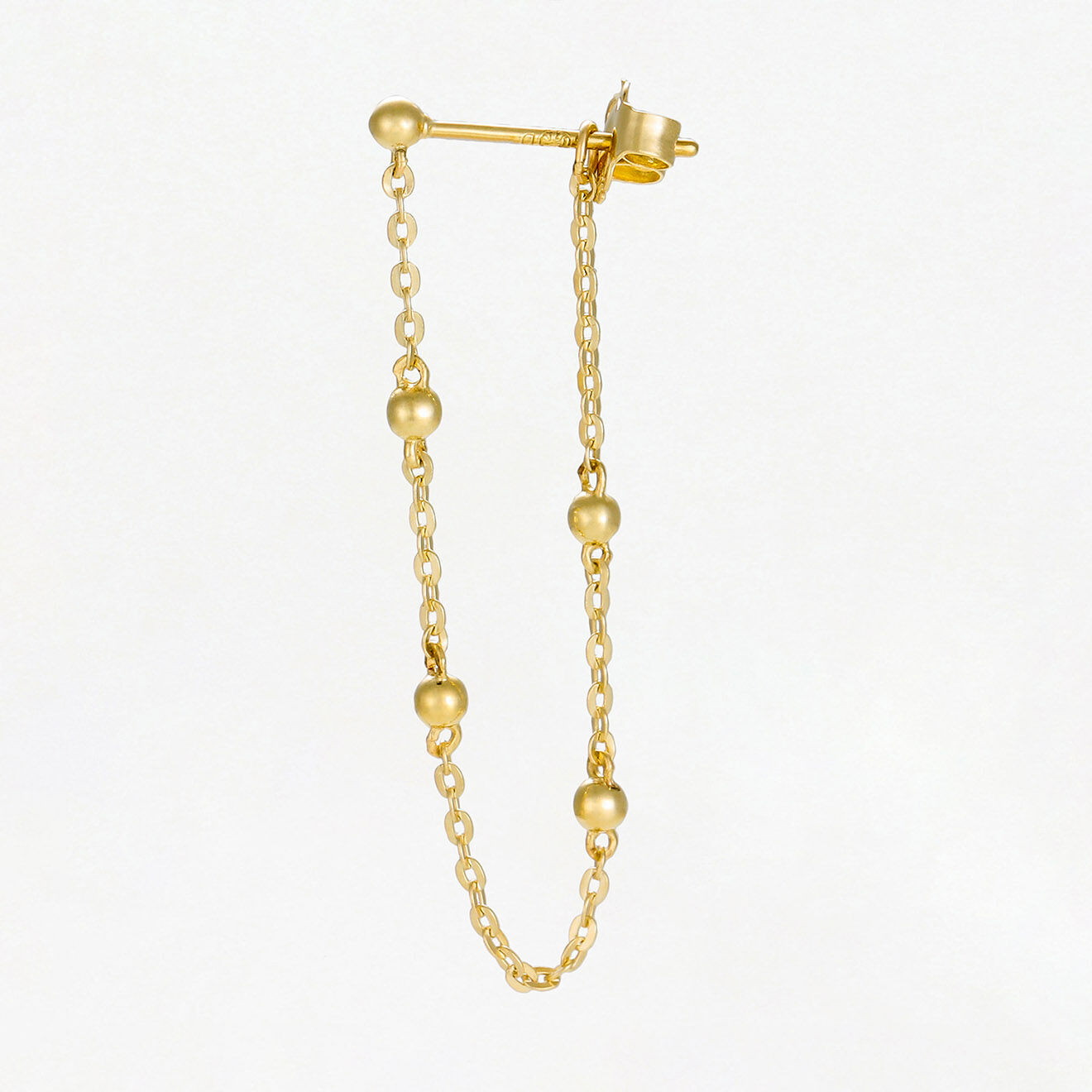 By Colette Boucle d'oreille Apolonia or jaune