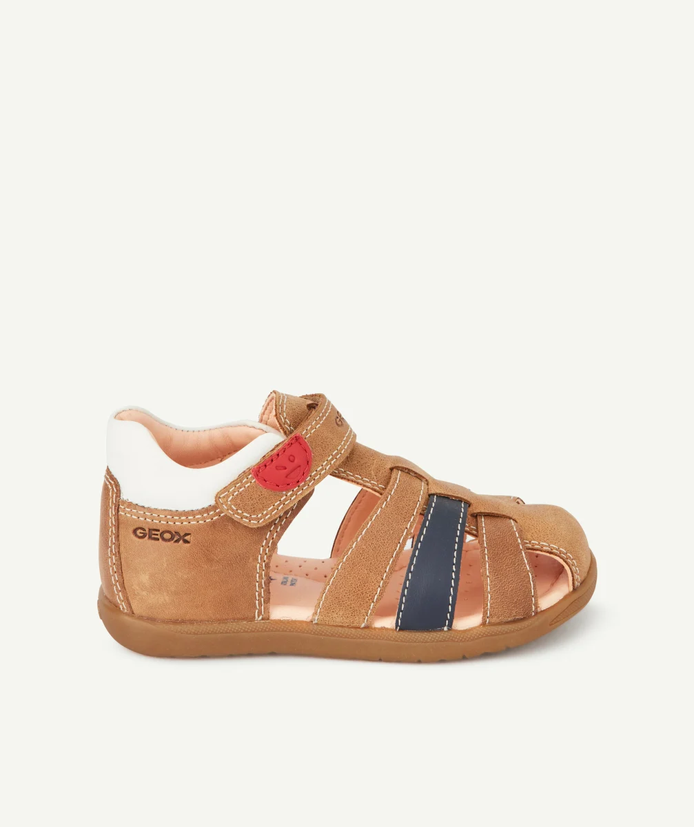 GEOXSANDALES CAMEL EN CUIR BÉBÉ GARÇON