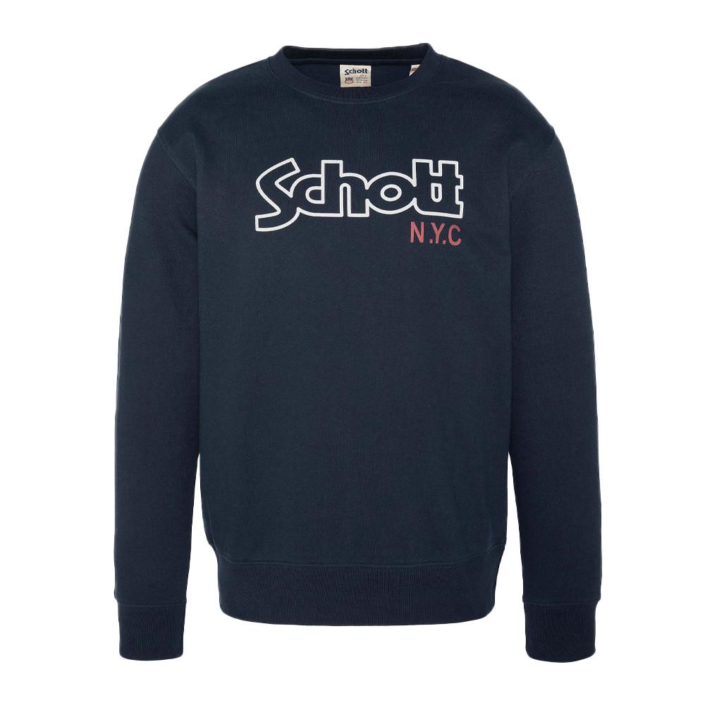 Schott Sweat Noir Homme Schott Vintage