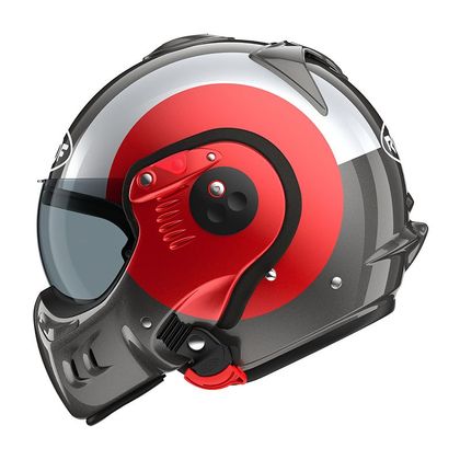 Casque ROOF BOXER ALPHA FOCUS - Rouge / Gris