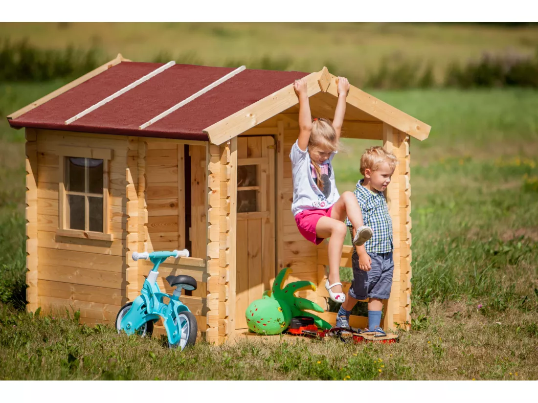 Maison en bois pour enfants - 182x146xH145cm/1.1m2 - M501A