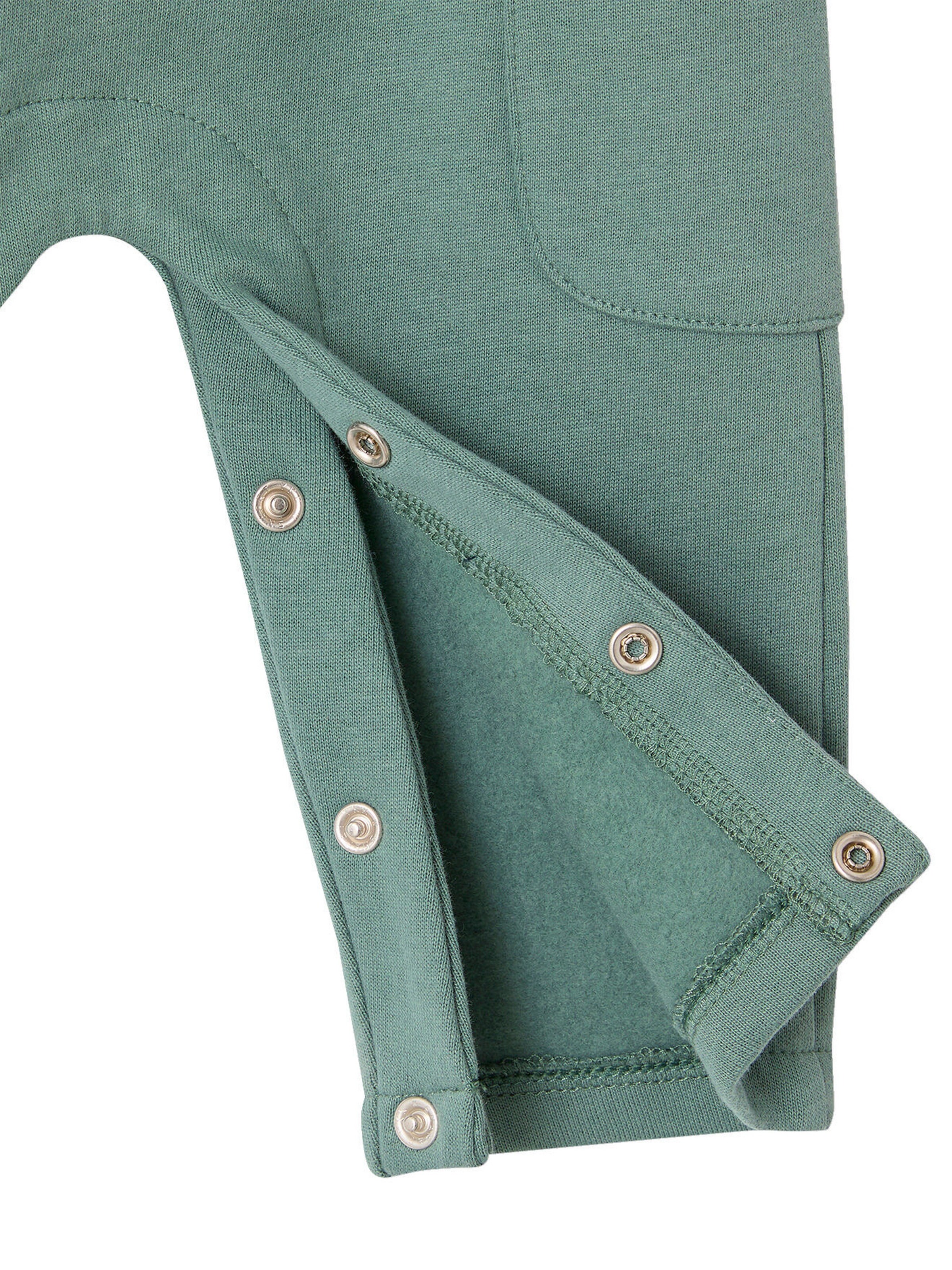 Vertbaudet Baby Set MON TRÉSOR: Shirt & Latzhose smaragdgrün