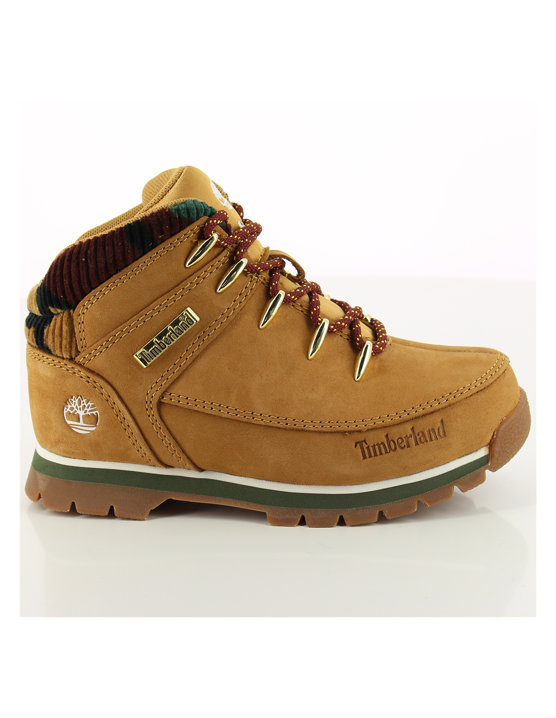 timberland boots enfant euro sprint wht nubuck jaune
