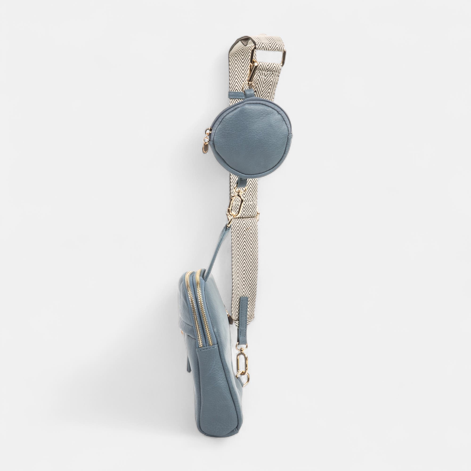 Pochette pour téléphone bleu