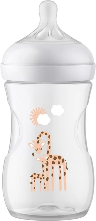 Philips Avent SCY903/66 Natural Response-sutteflaske, 260 ml, giraf