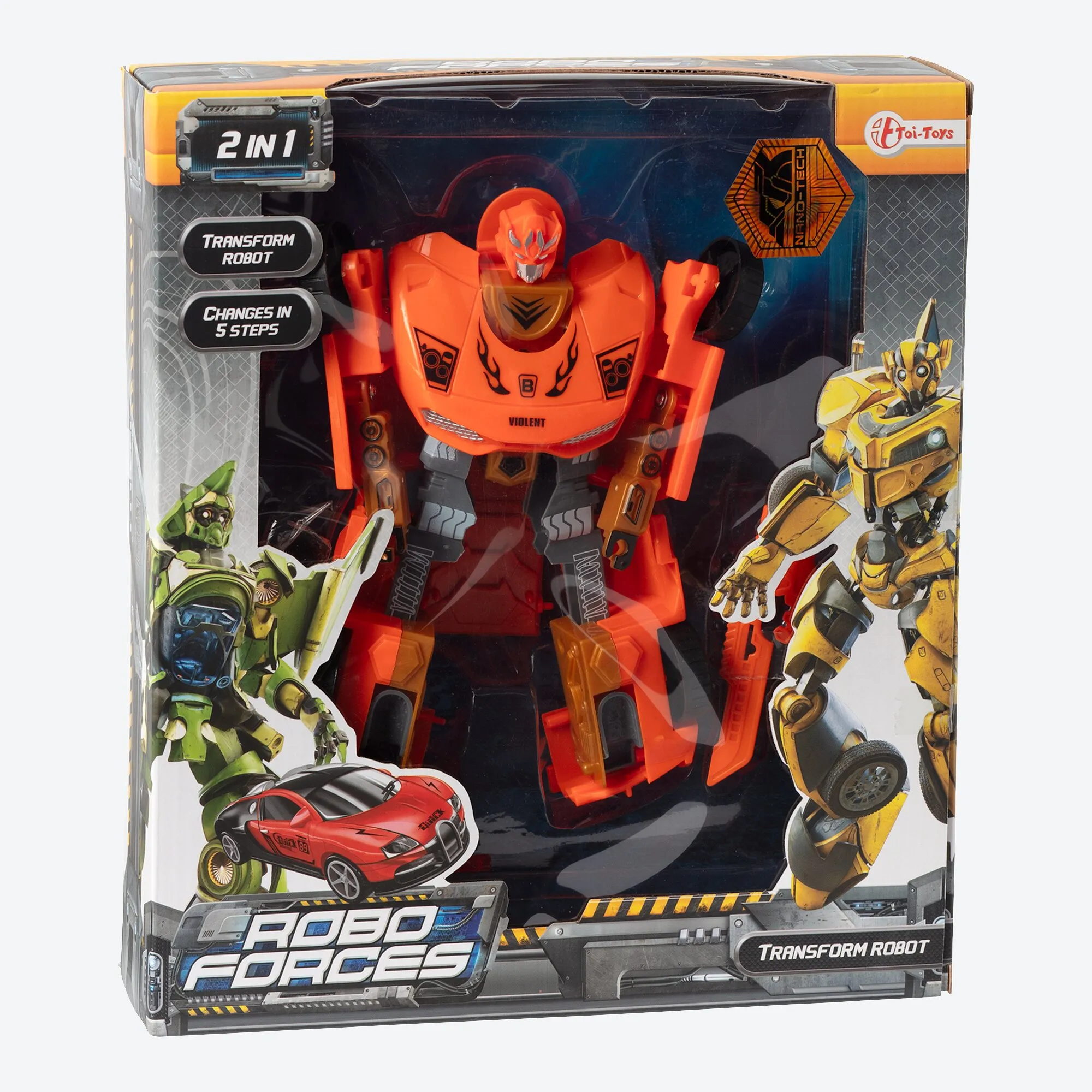 Roboforces Verwandlungsroboter, ca. 25cm