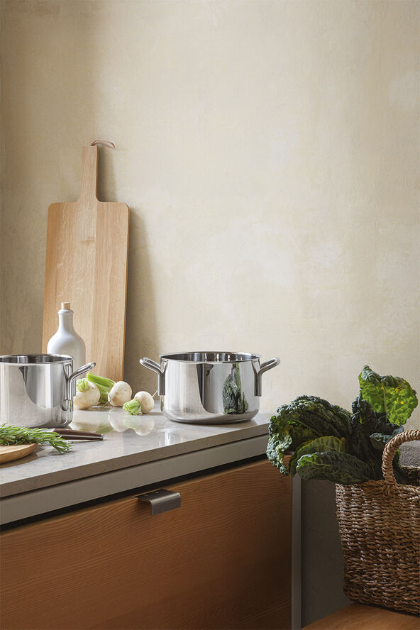 Eva Trio Gryde 6,5l Steel line Sølv