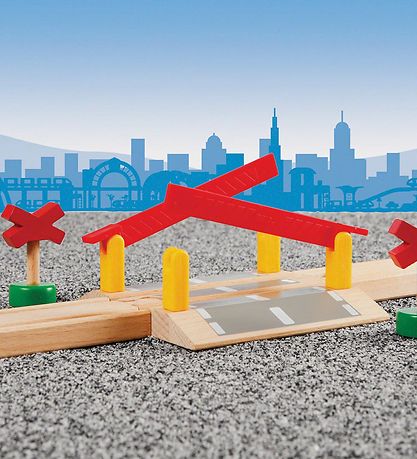 BRIO Bahnübergänge - 4 Teile - Holz 33388