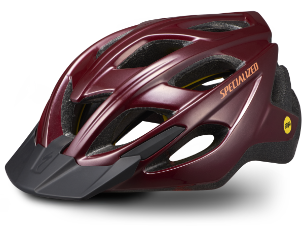 Specialized Chamonix II Mips Cykelhjelm, Gloss Maroon