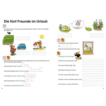 Tessloff Mein dickes 2. Klasse Buch: Wörtber bauen, Rechengeschichten..