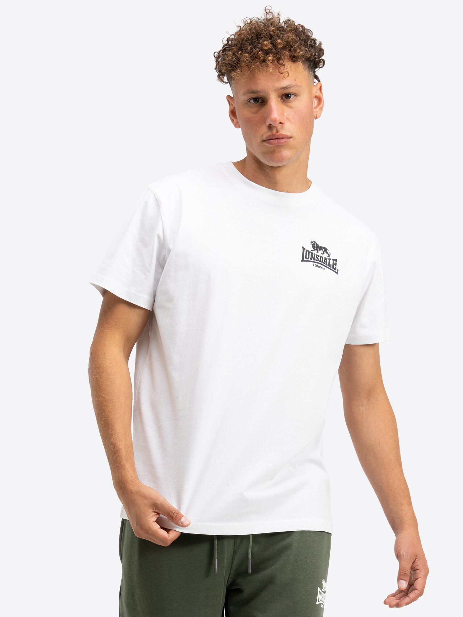 Lonsdale Herren T-Shirt normale Passform Doppelpack BLAIRMORE
