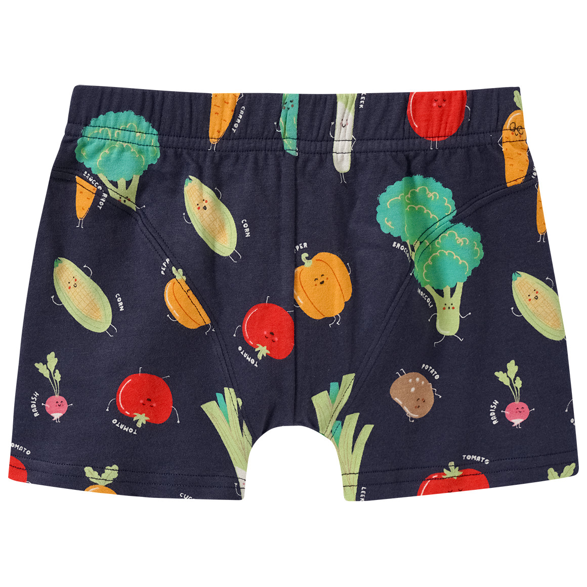 Topolino 5 Jungen Boxer mit Bauernhof-Motiven dunkelblau / hellblau / blau