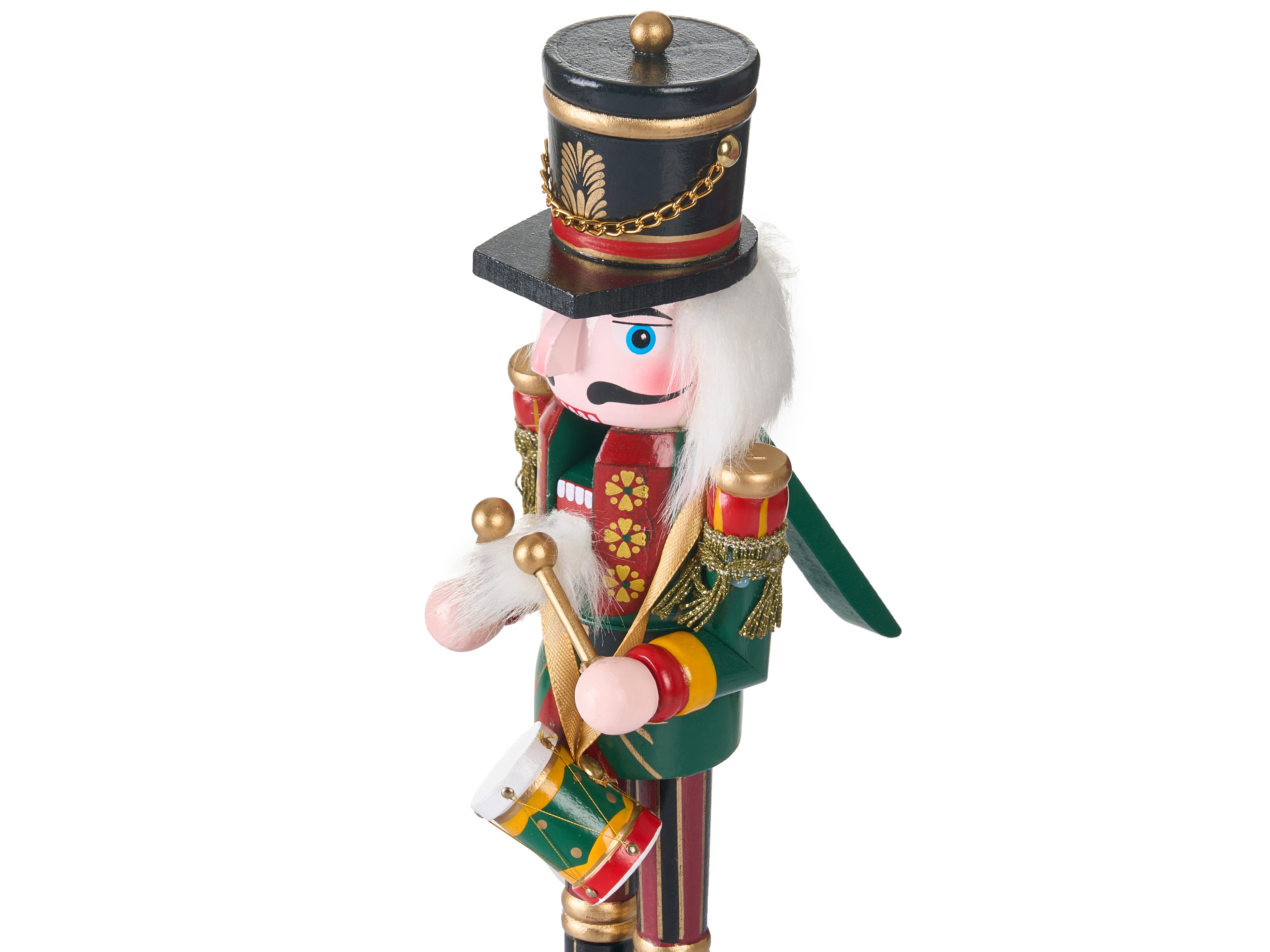 Set van 3 figuren LJUSNAN Notenkraker 30 cm Donkergroen