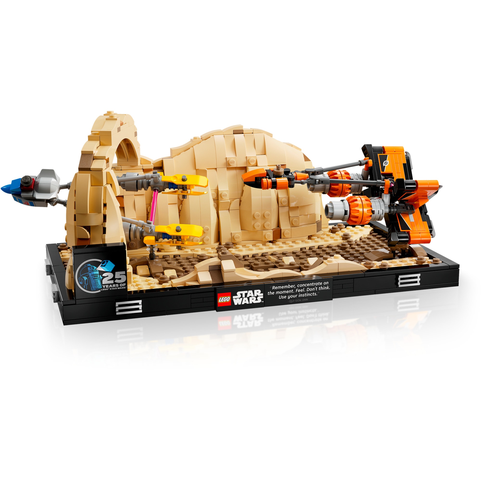 LEGO Konstruktionsspielzeug Star Wars Podrennen in Mos Espa - Diorama