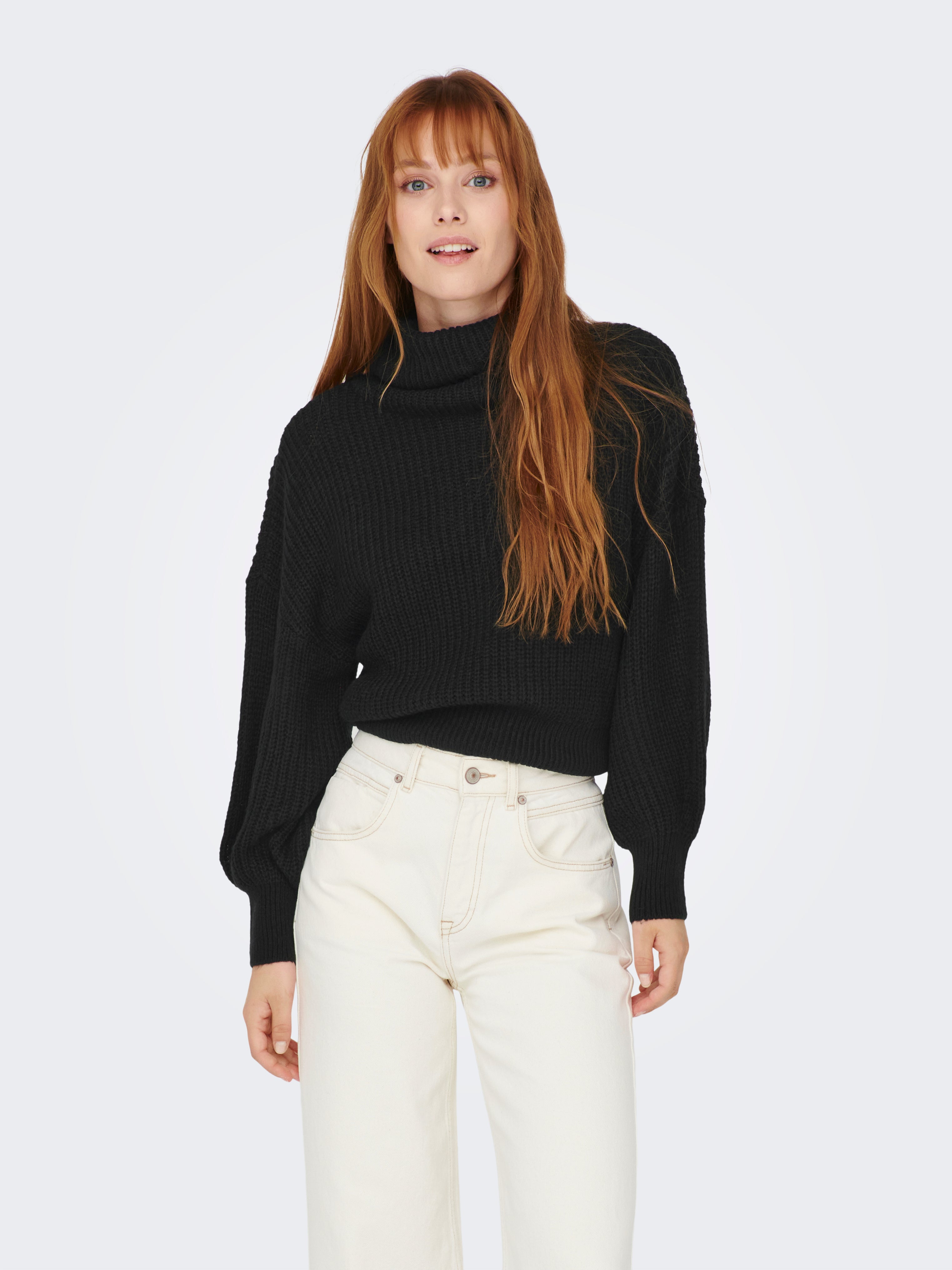 JDYMEGAN Strickpullover Black