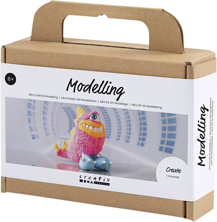 Creativ Company Mini DIY Kit Modellering, Monster Freddy