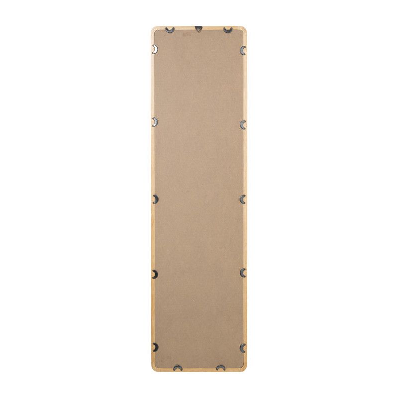 Wandspiegel Lindt - rechthoekig - bruin - 125x35 cm