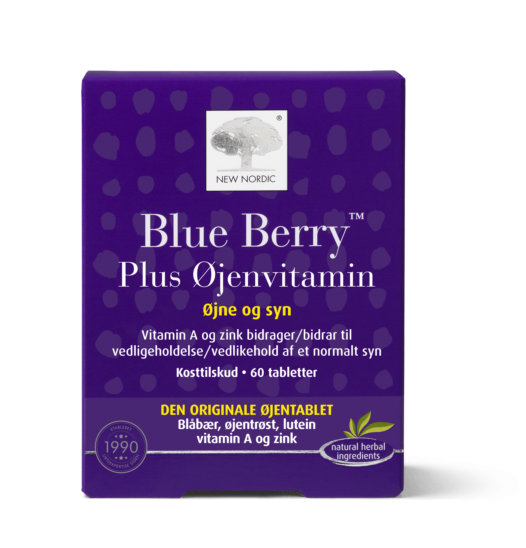 New Nordic Blue Berry Plus Øyenvitamin 60 Tabletter