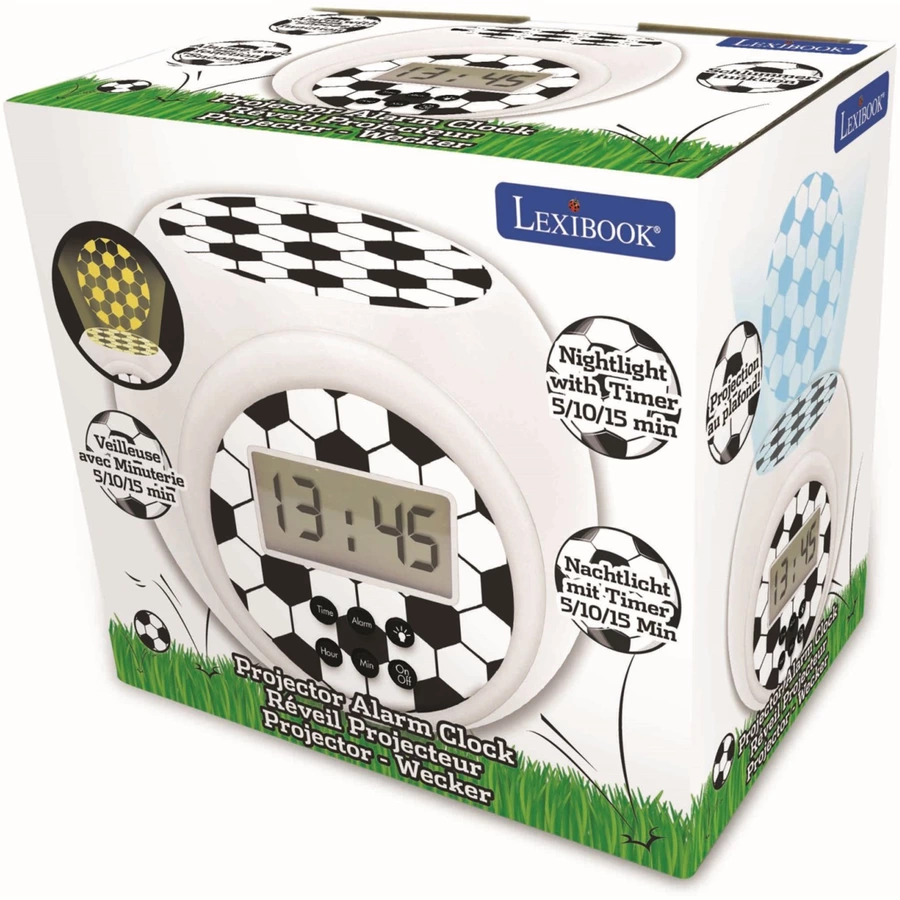 LEXIBOOK Fußball Projektionswecker