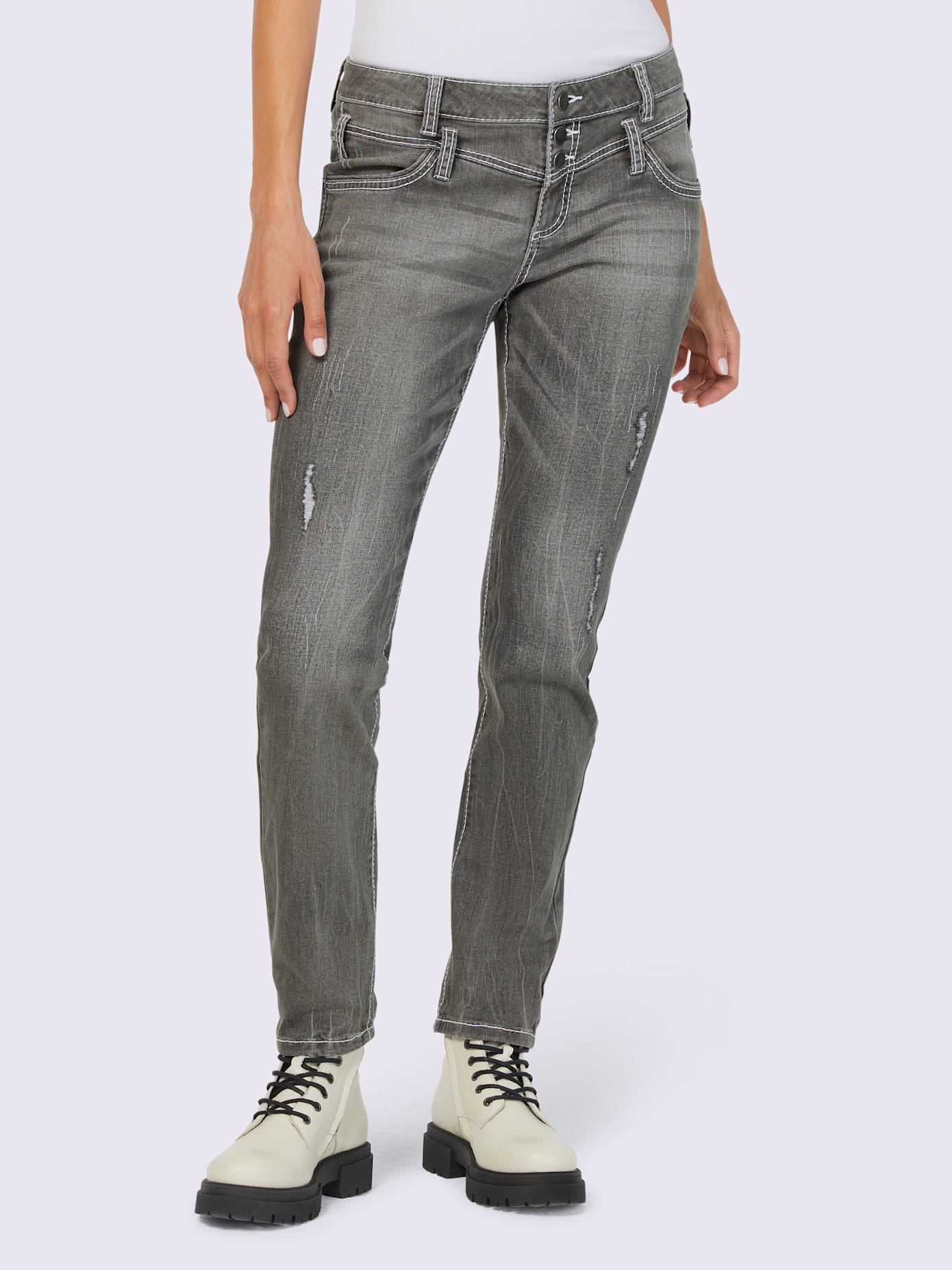 Jean délavé tendance