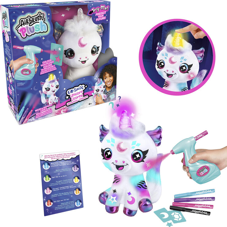 Airbrush Plush Airbrush Plush Cosmic Unicorn